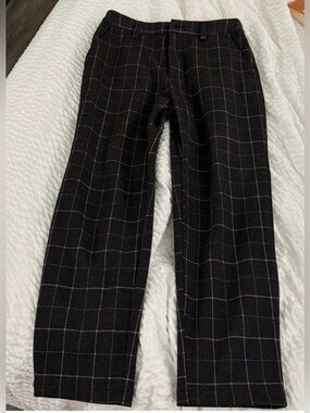 Indi & Cold Windowpane Check Trouser